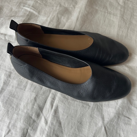 Everlane ballet flat in black leather size 9 - Picture 5 of 6